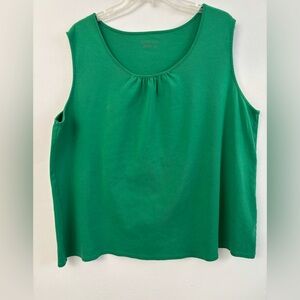 Green Sleeveless Top